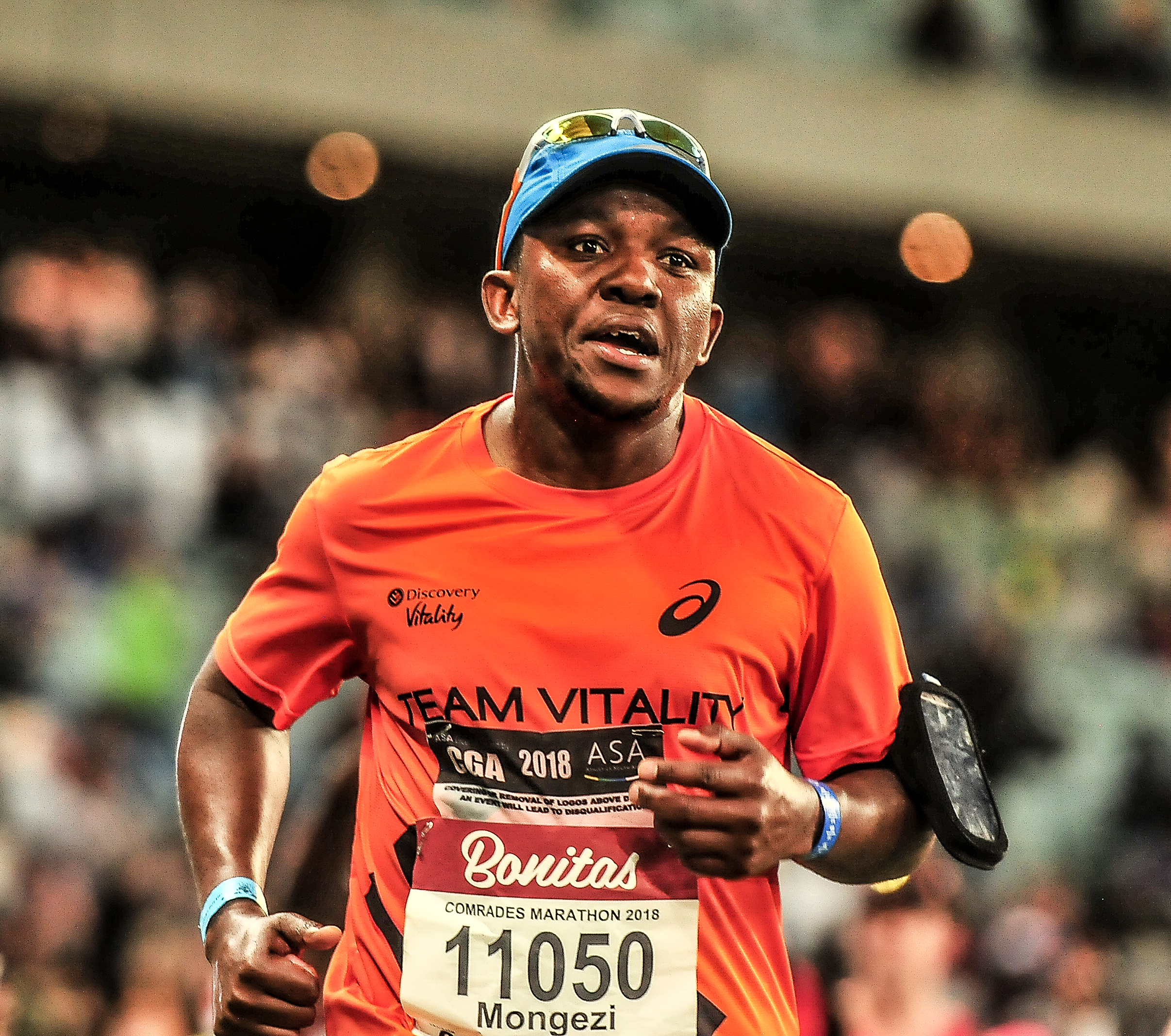 Mongezi Mtati at the Comrades Marathon 2018