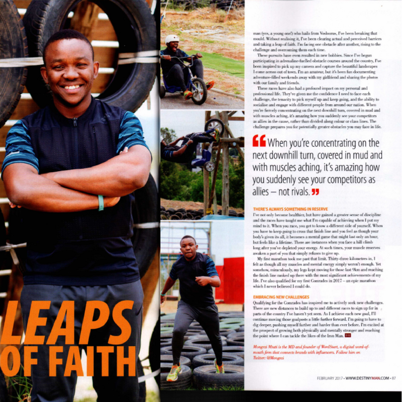 Lifestyle Makeover Feature on Destiny Man